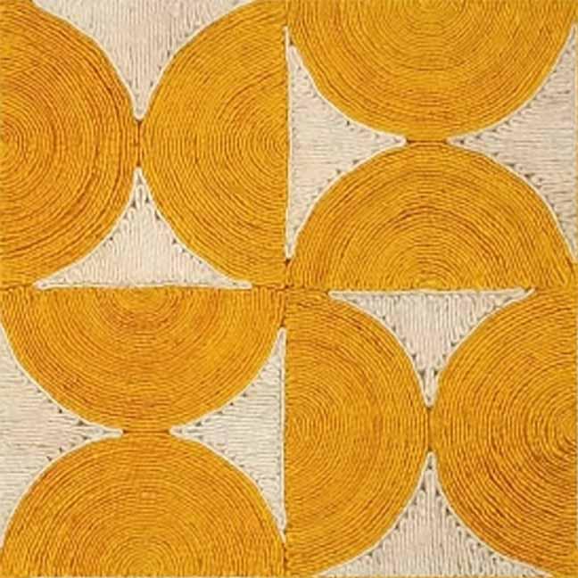 Corvella Rust / Ivory carpet sample