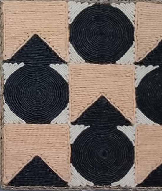 Fairmont Rust / Blue carpet sample
