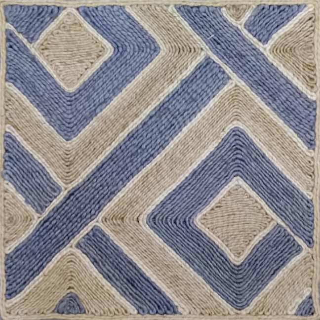 Morningstar Rust / Blue carpet sample