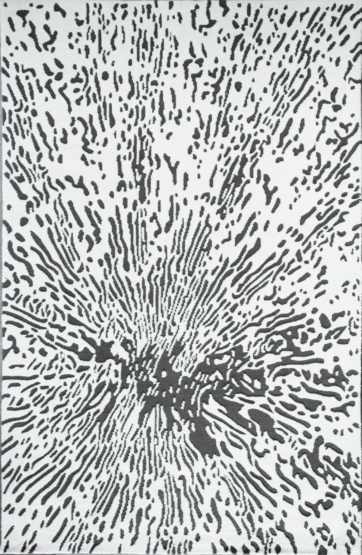 Splatter Grey White carpet sample