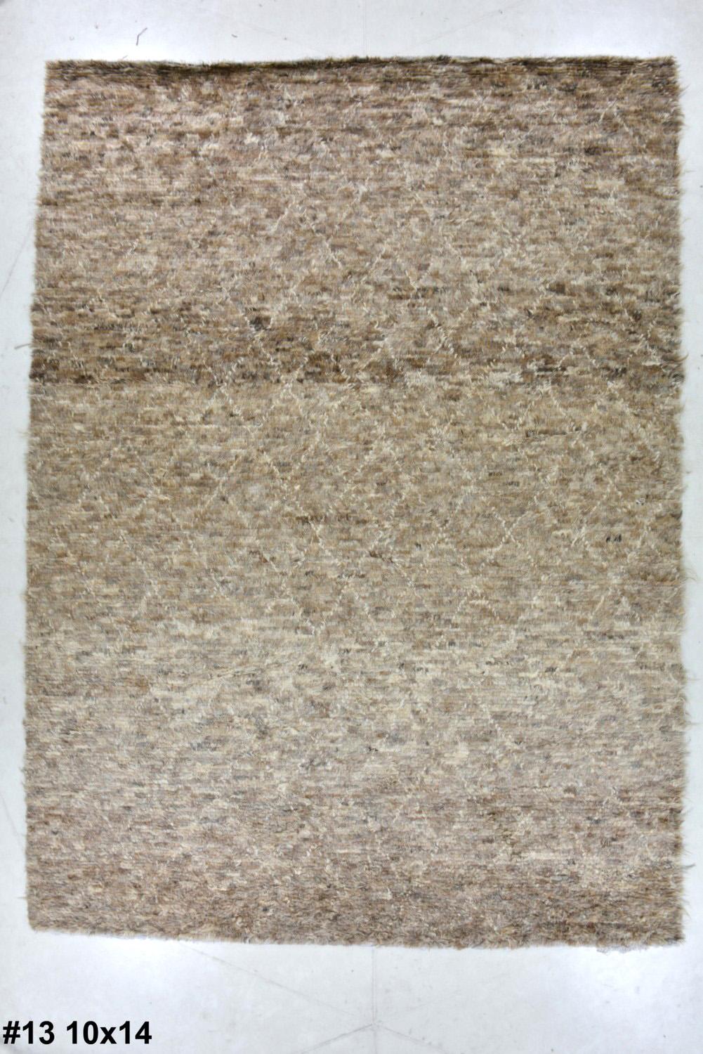 Everen Rust / White carpet sample