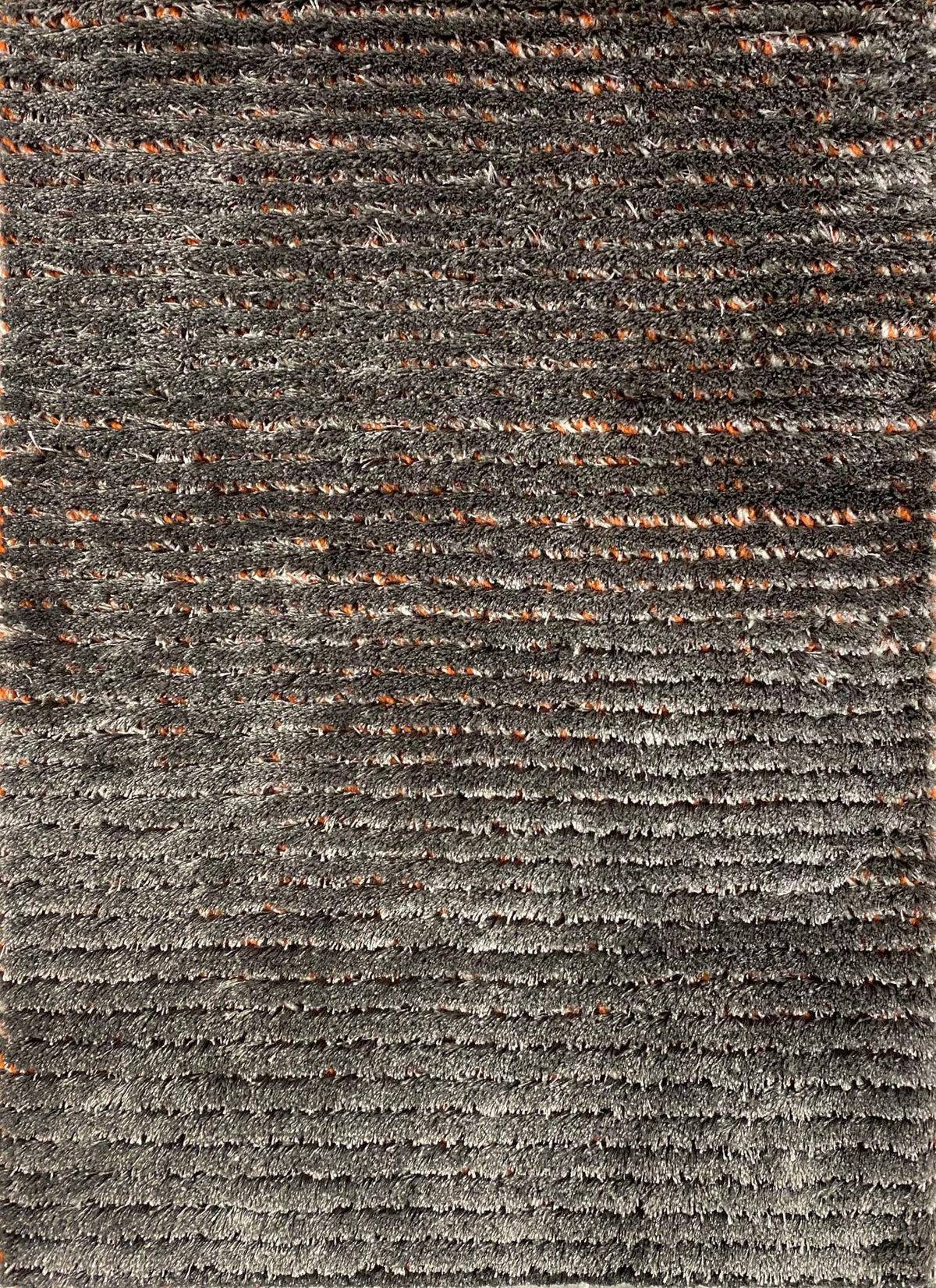Chord Charcoal Orange 134 carpet sample