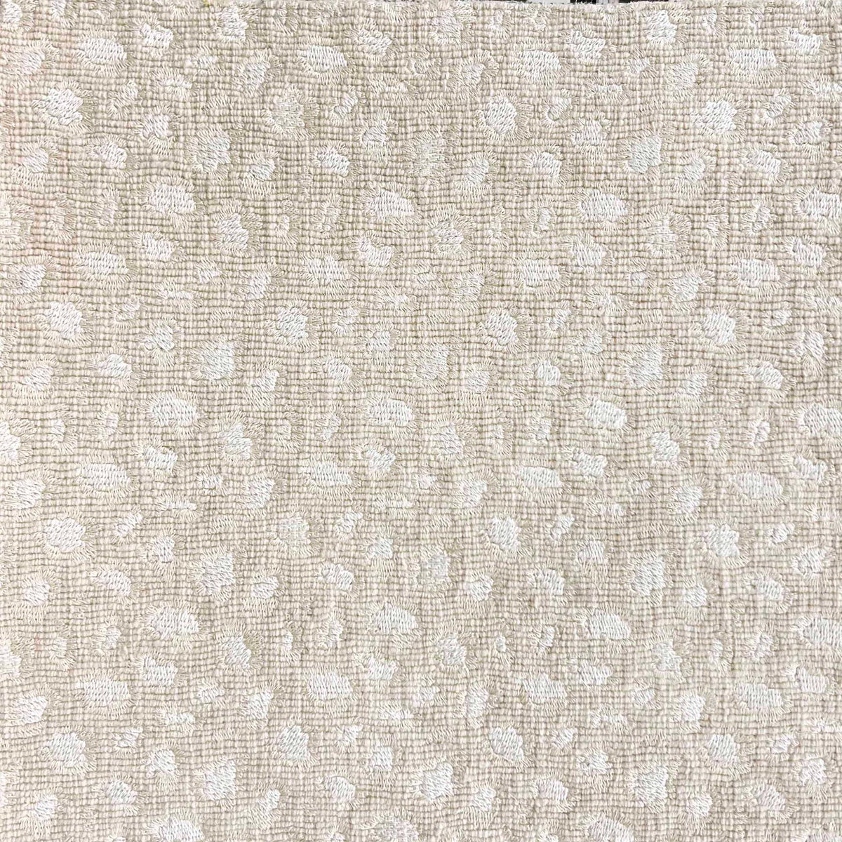 Embroidered Leopard Beige carpet sample