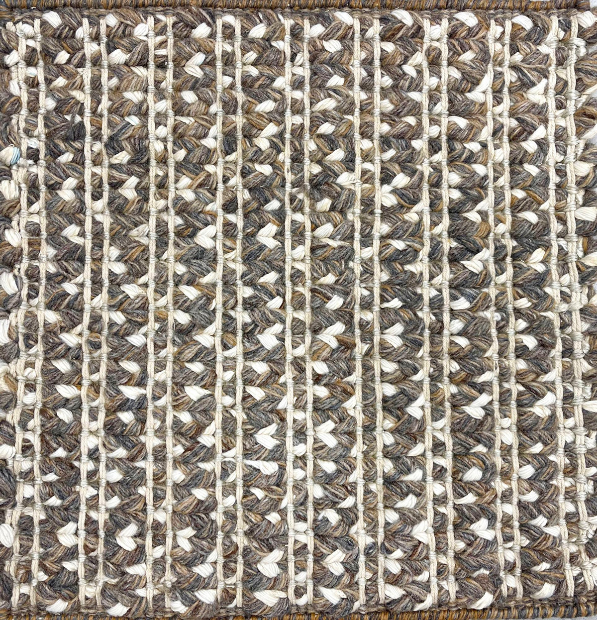 Mason Brown Light Blue Multi carpet sample