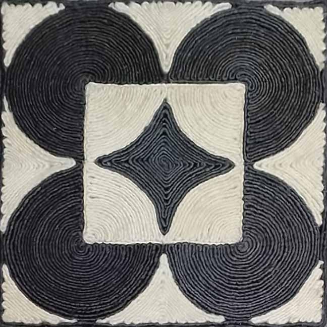 Langford Blue / Charcoal carpet sample