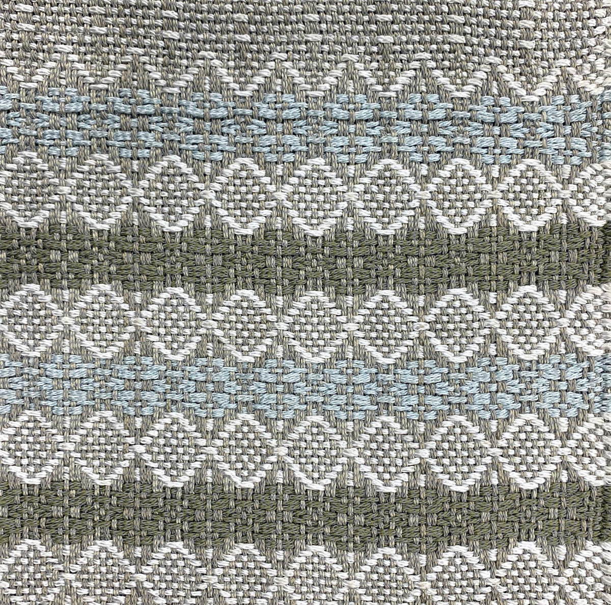 Cortona White Sky Blue carpet sample