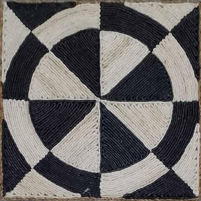 Rosewater Black / Charcoal / Gray carpet sample