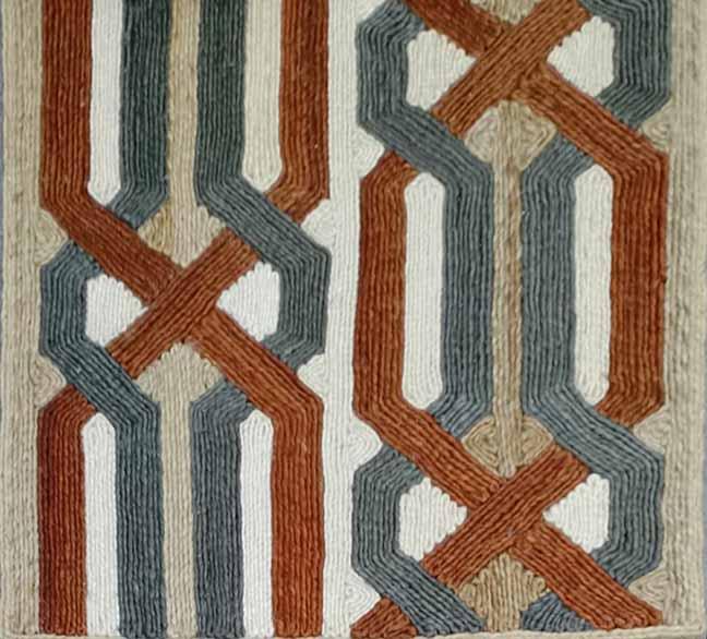 Coldwater Rust / Gray carpet sample