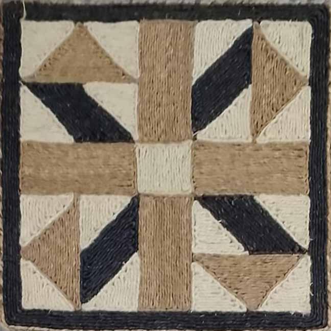 Ivydale Rust / Beige carpet sample