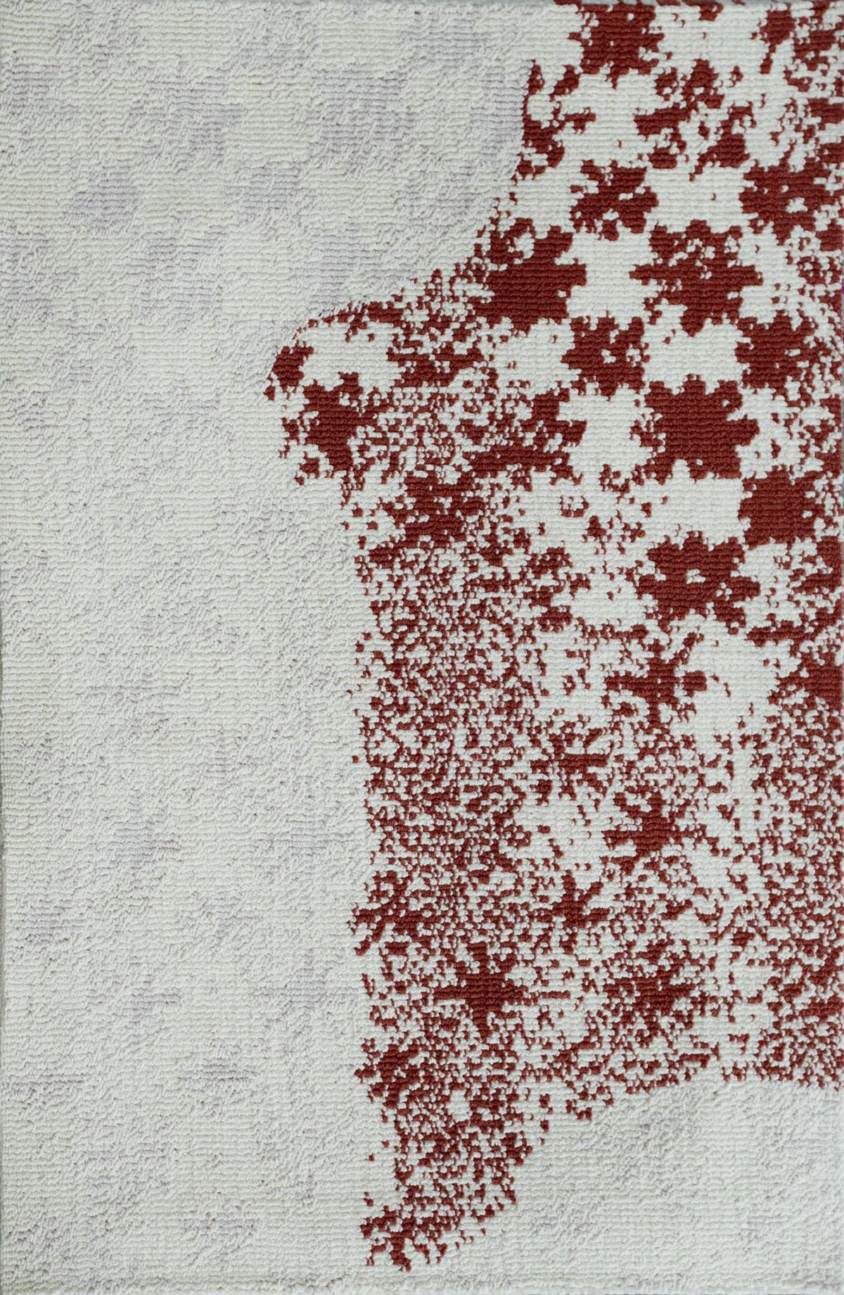 Synop Red Cream carpet sample