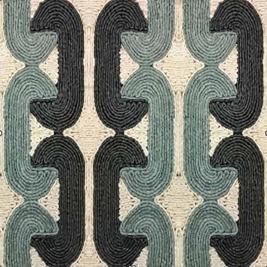 Farendra Green / Charcoal carpet sample