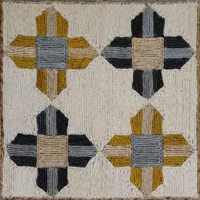 Summerby Rust / Gold carpet sample