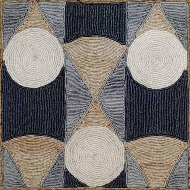 Sunward Rust / Gray carpet sample