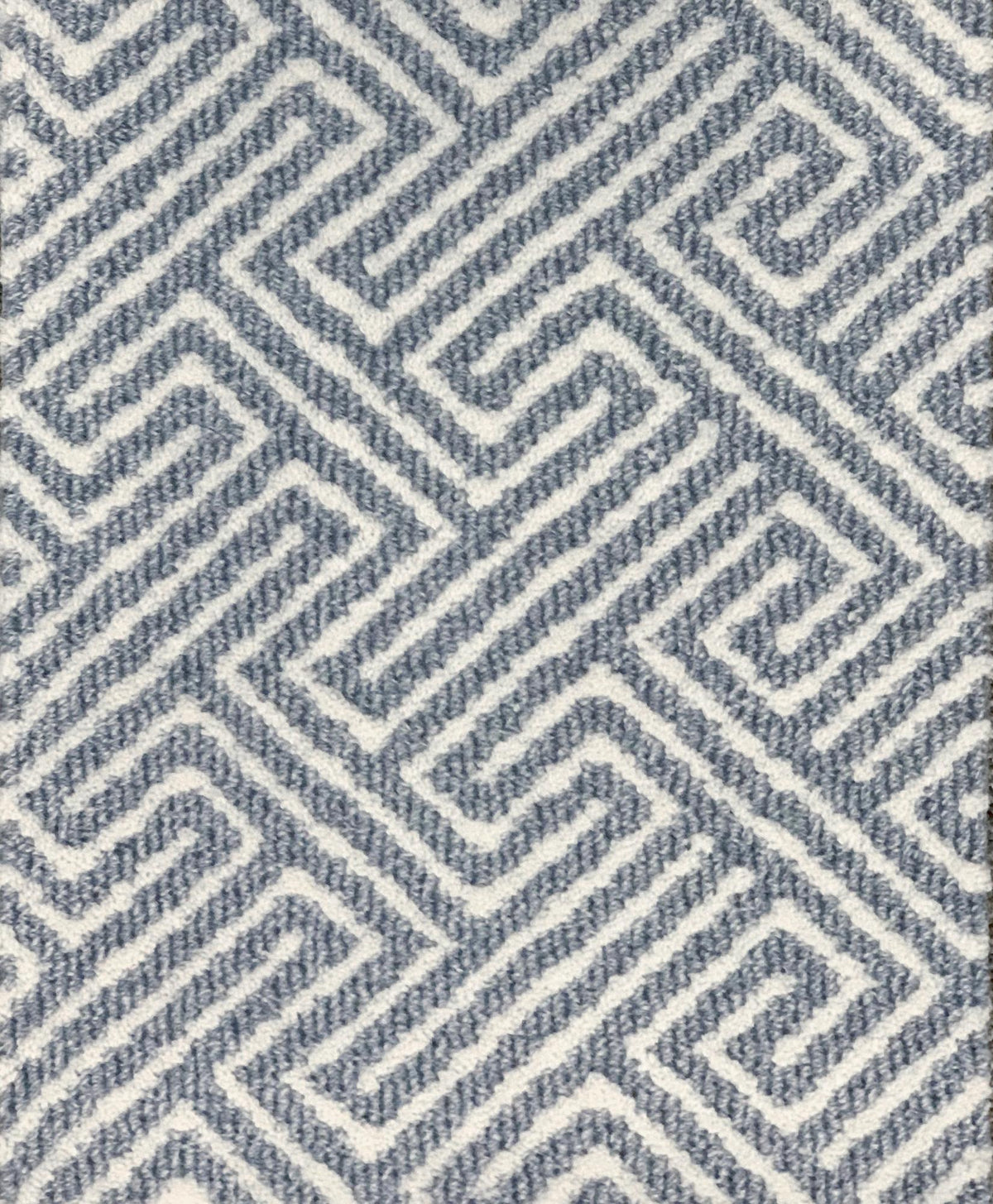 Puzzle Blue Grey carpet sample