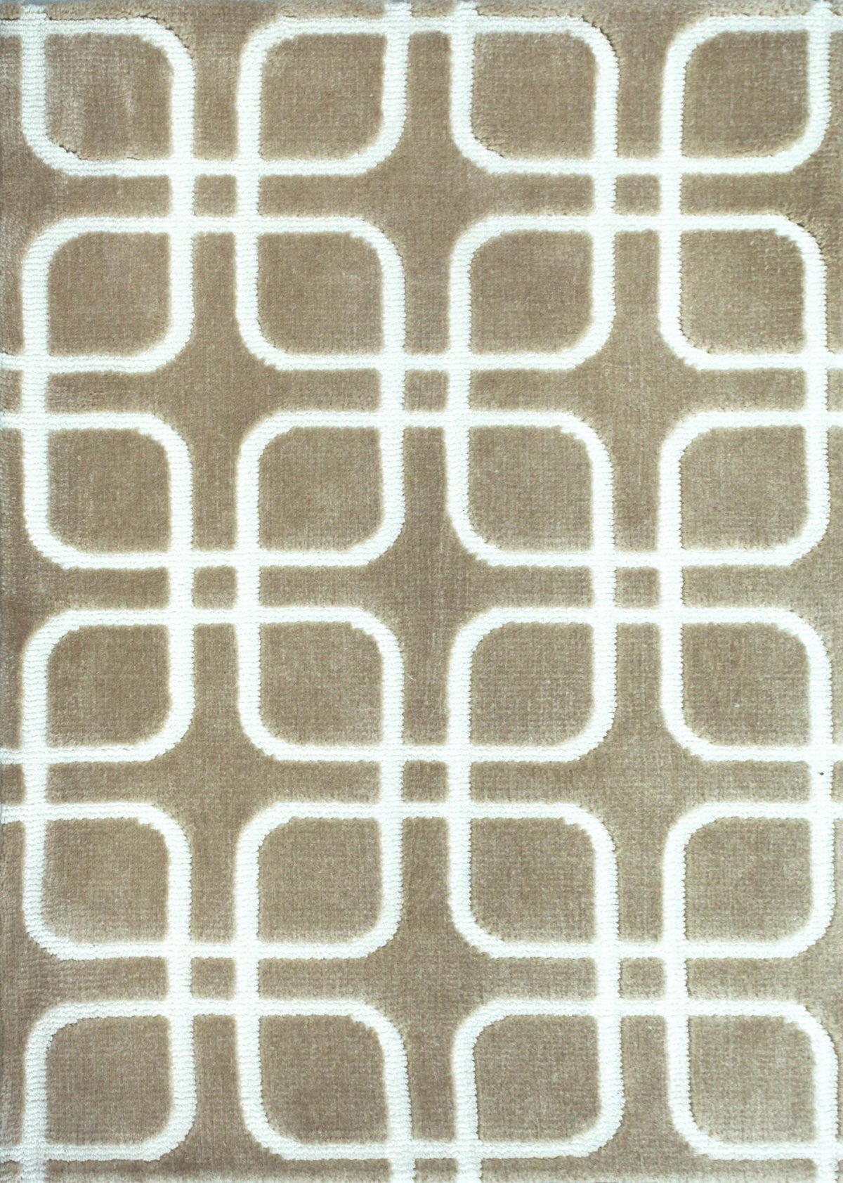 Shindig Camel White carpet sample