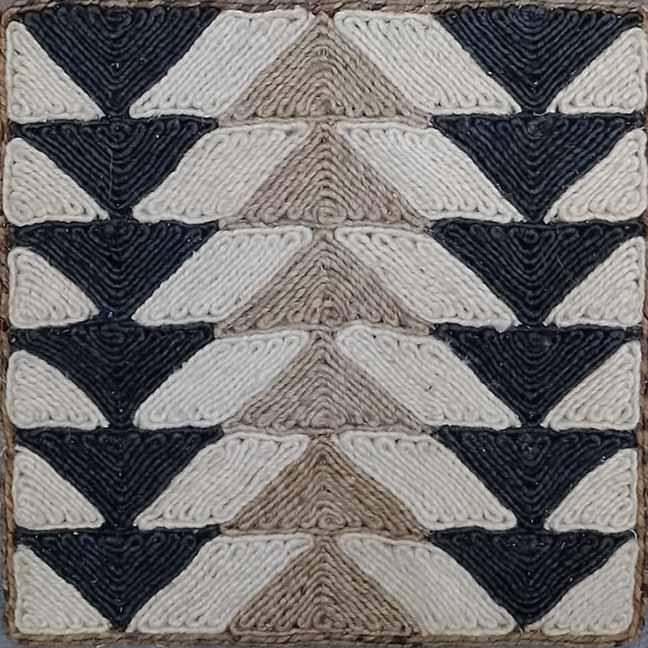 Hartwell Charcoal / Gray / Camel carpet sample