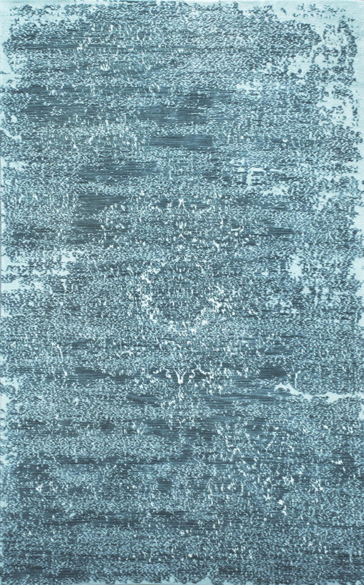 Raindrop Blue White carpet sample
