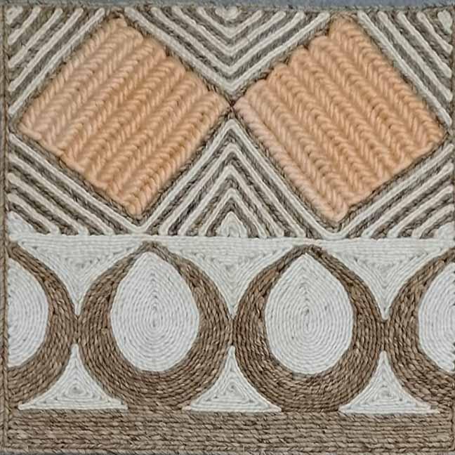 Carroway Rust / Gray carpet sample