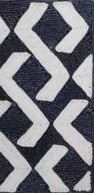 Highgrove Blue / Gray carpet sample