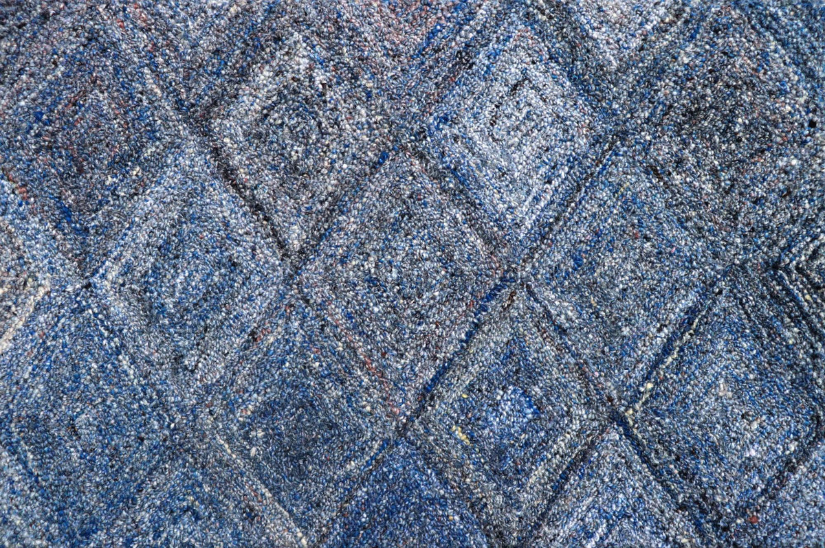 Stellar Multi Blue carpet sample