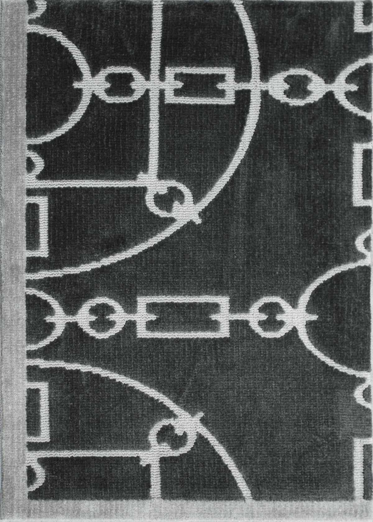 Chains Dark Grey Grey carpet sample