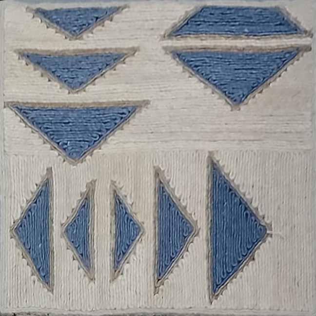 Amberley Blue / Gray carpet sample