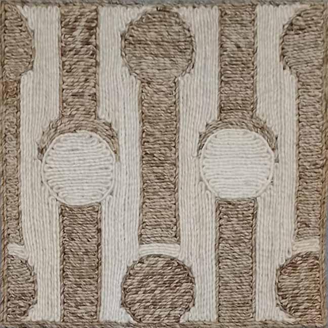 Briselle Rust / Beige carpet sample