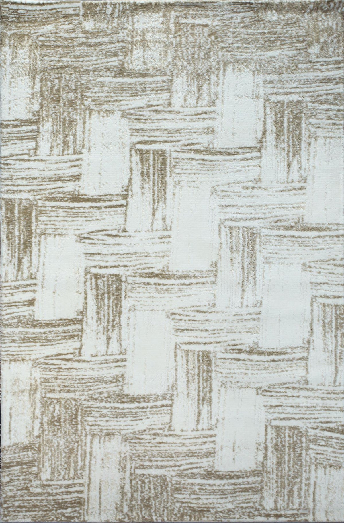 Scribble Camel White carpet sample