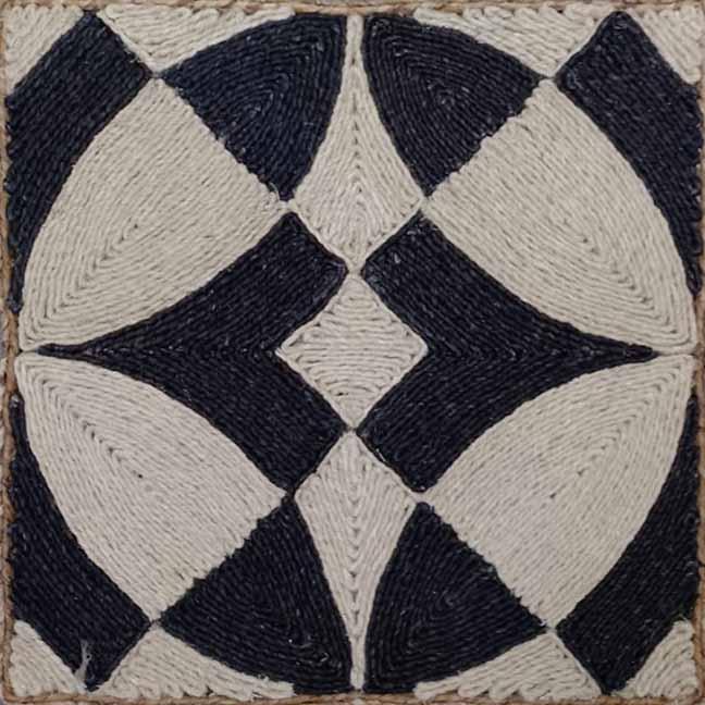Velvet Sky Rust / Blue carpet sample