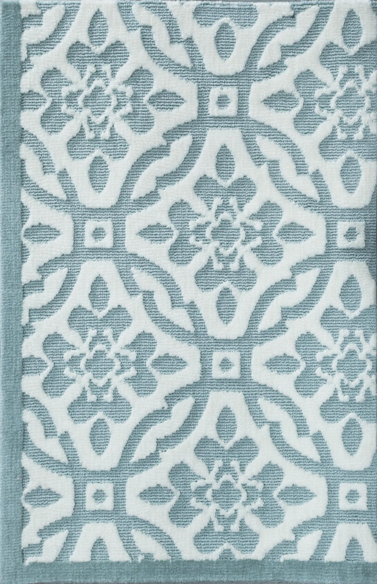 Florette Light Blue White carpet sample