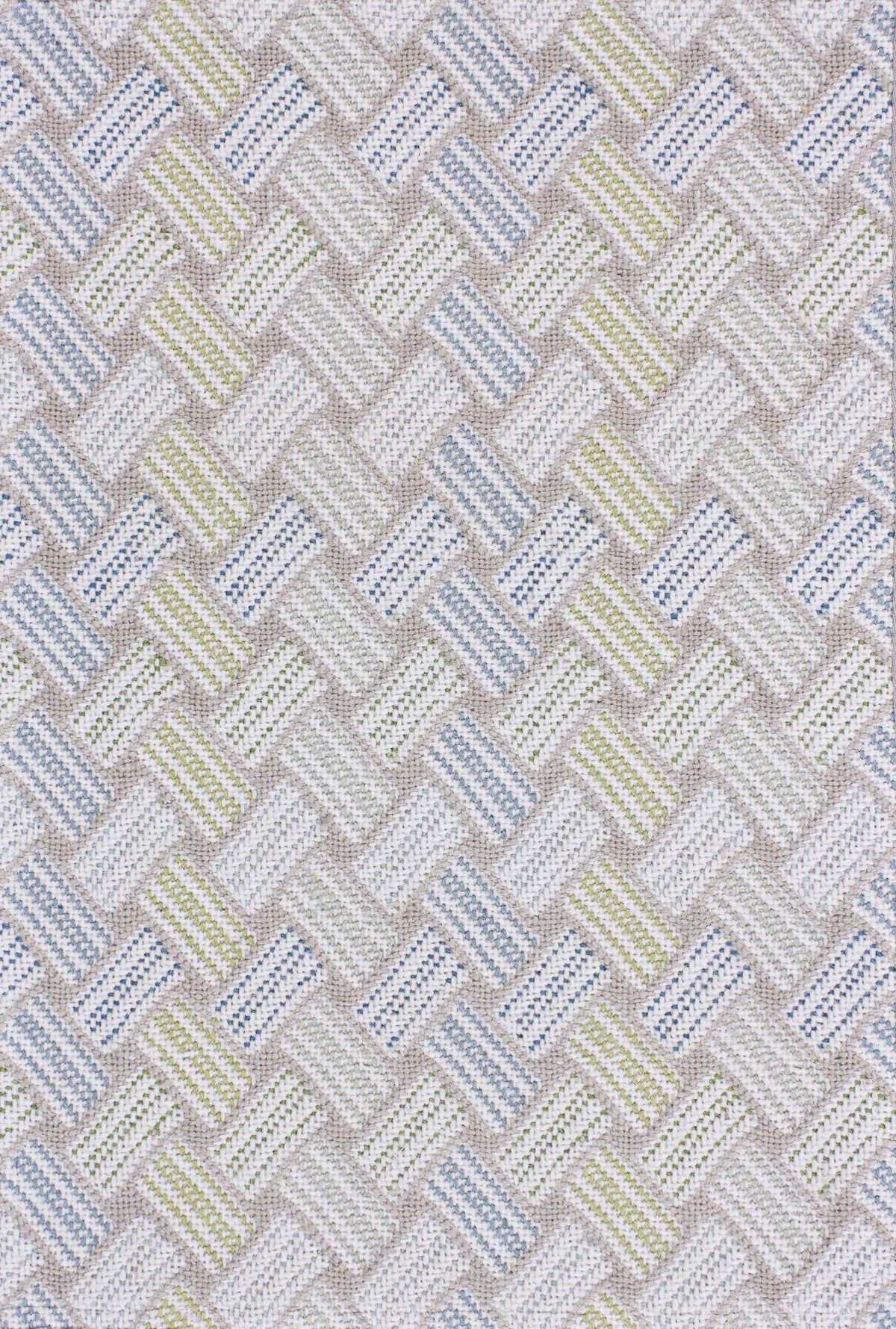 Triple Weave Lemon Ocean Grey carpet sample