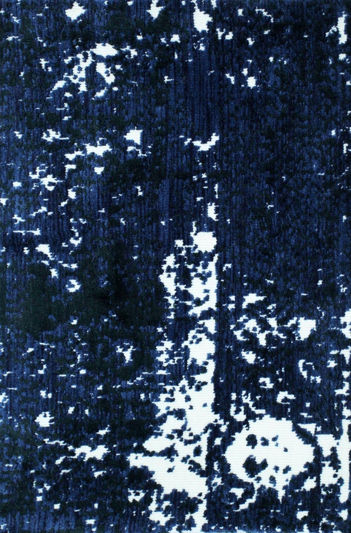 Mystique Midnight Denim Ivory carpet sample