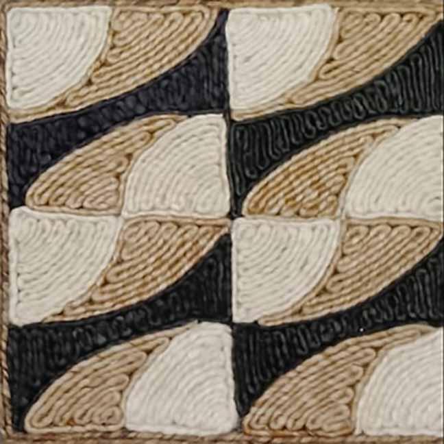 Sarenza Rust / Black carpet sample
