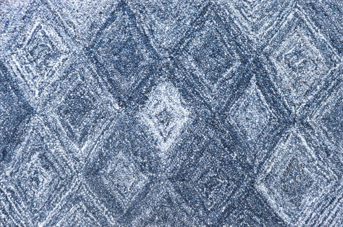 Stellar Blue White carpet sample