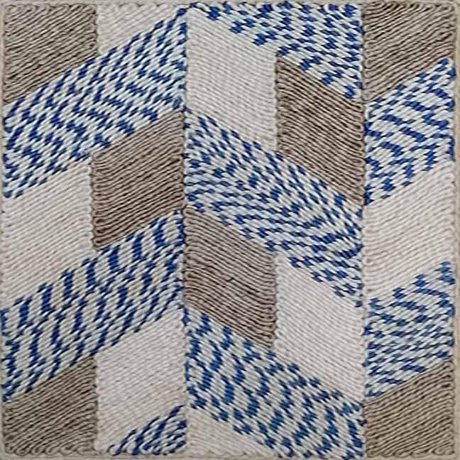 Oakmere Blue / Silver carpet sample