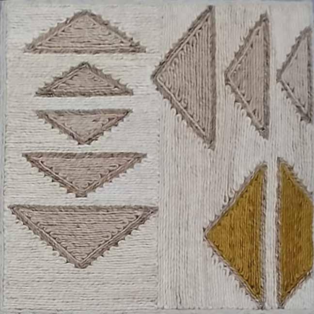 Ysola Rust / Gray carpet sample