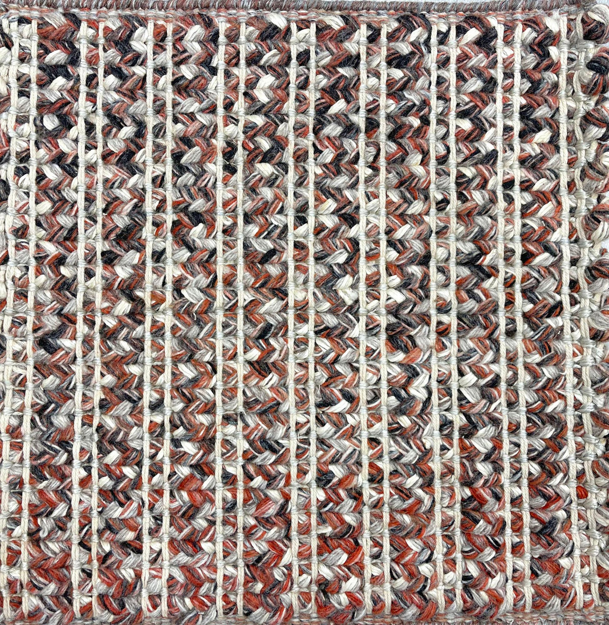 Mason Dark Red Black Multi carpet sample