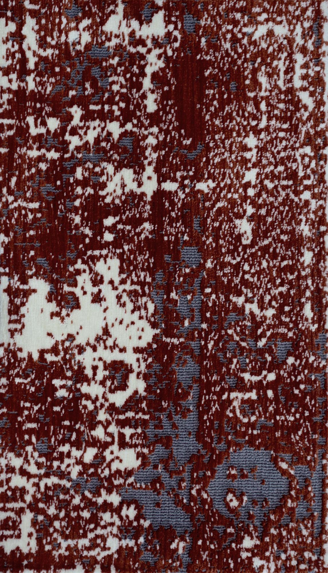 Abstract Red Blue White carpet sample