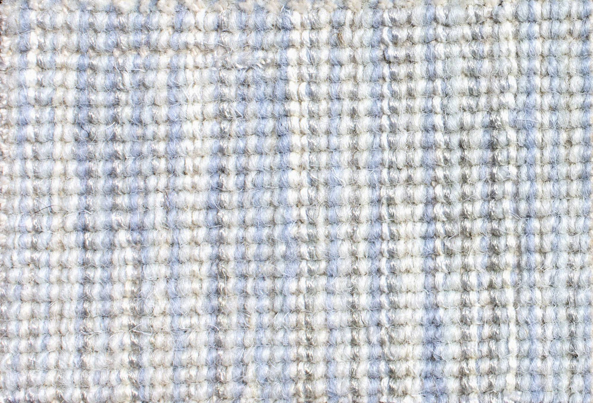 Petite Rayure Blue Bell carpet sample