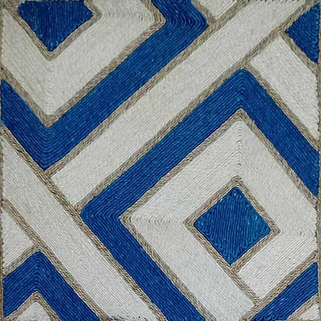 Cloudveil Blue / Gray carpet sample