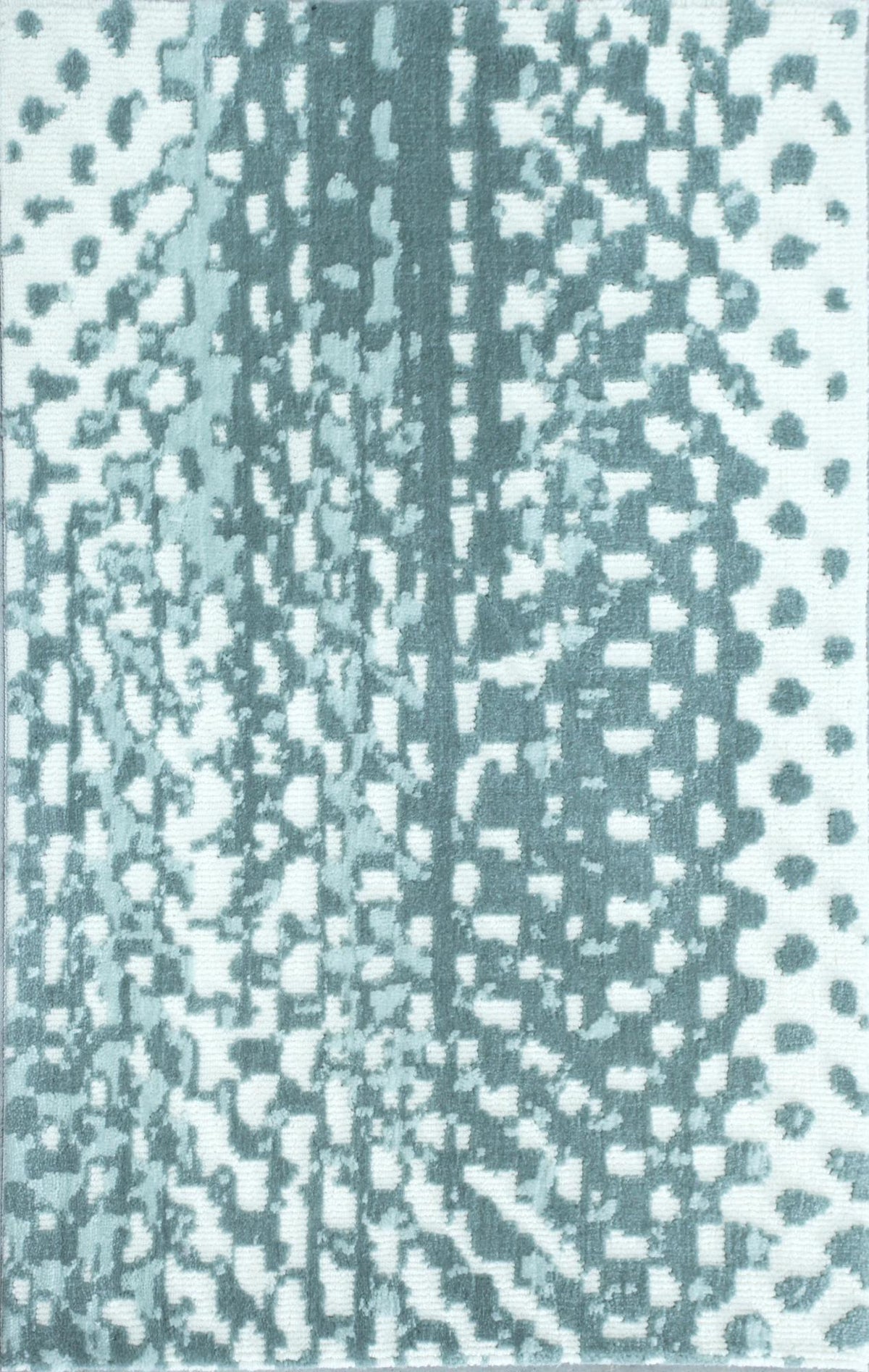 Zahra Light Blue Turquoise White carpet sample