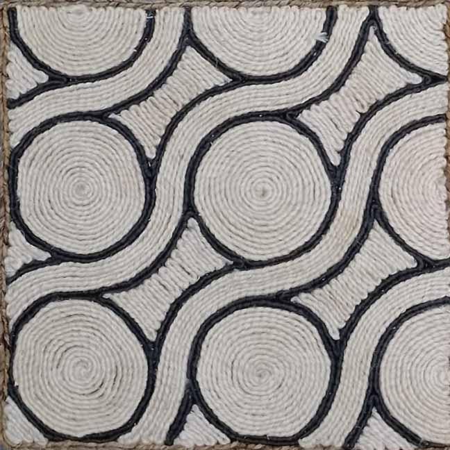 Southwell Red / Charcoal carpet sample