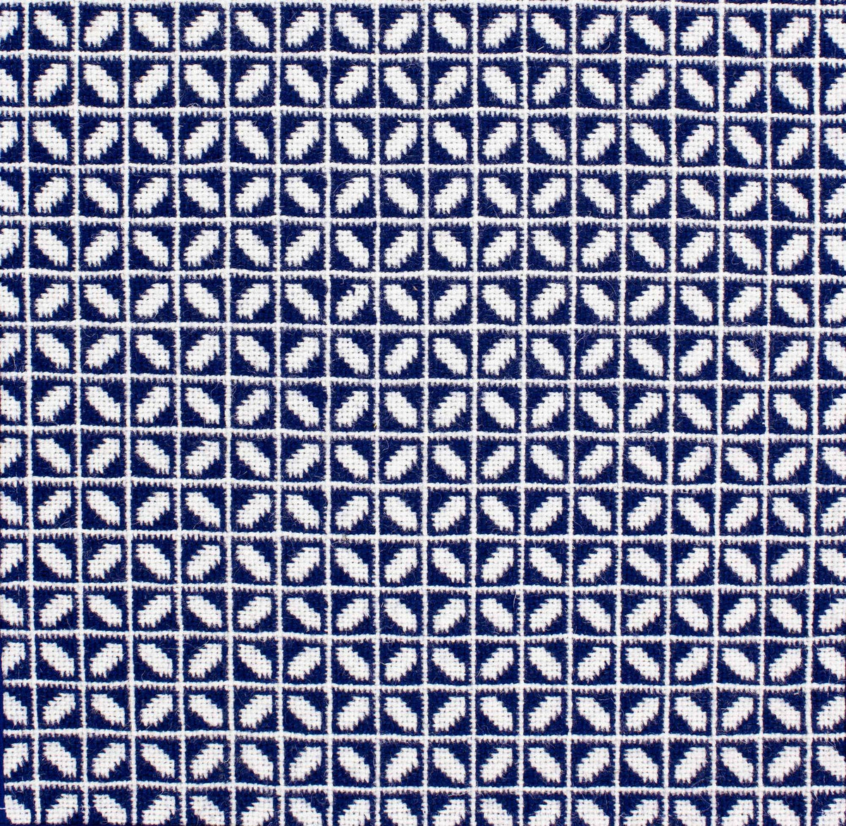 Dragon Fly White Navy carpet sample