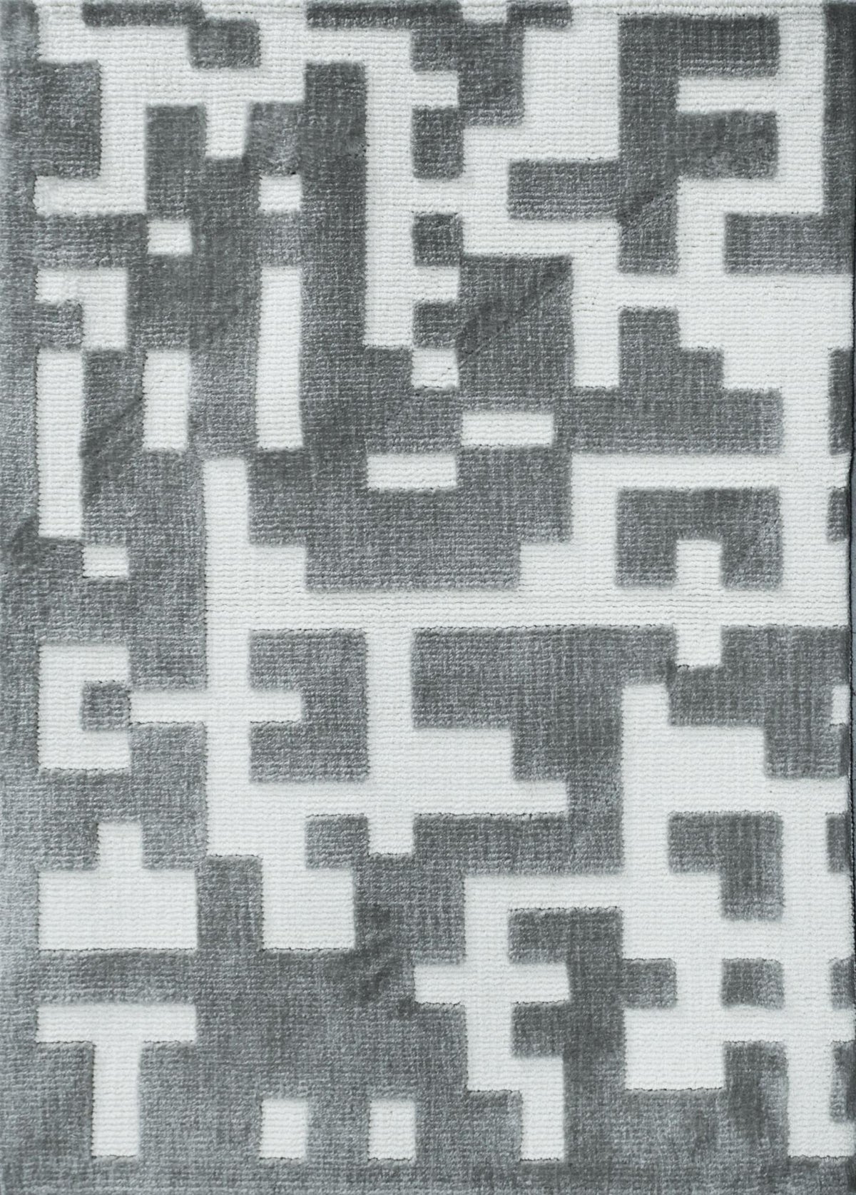Scrabble Grey White carpet sample