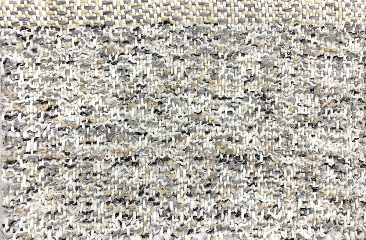 Loomis Grey Chino White Black carpet sample