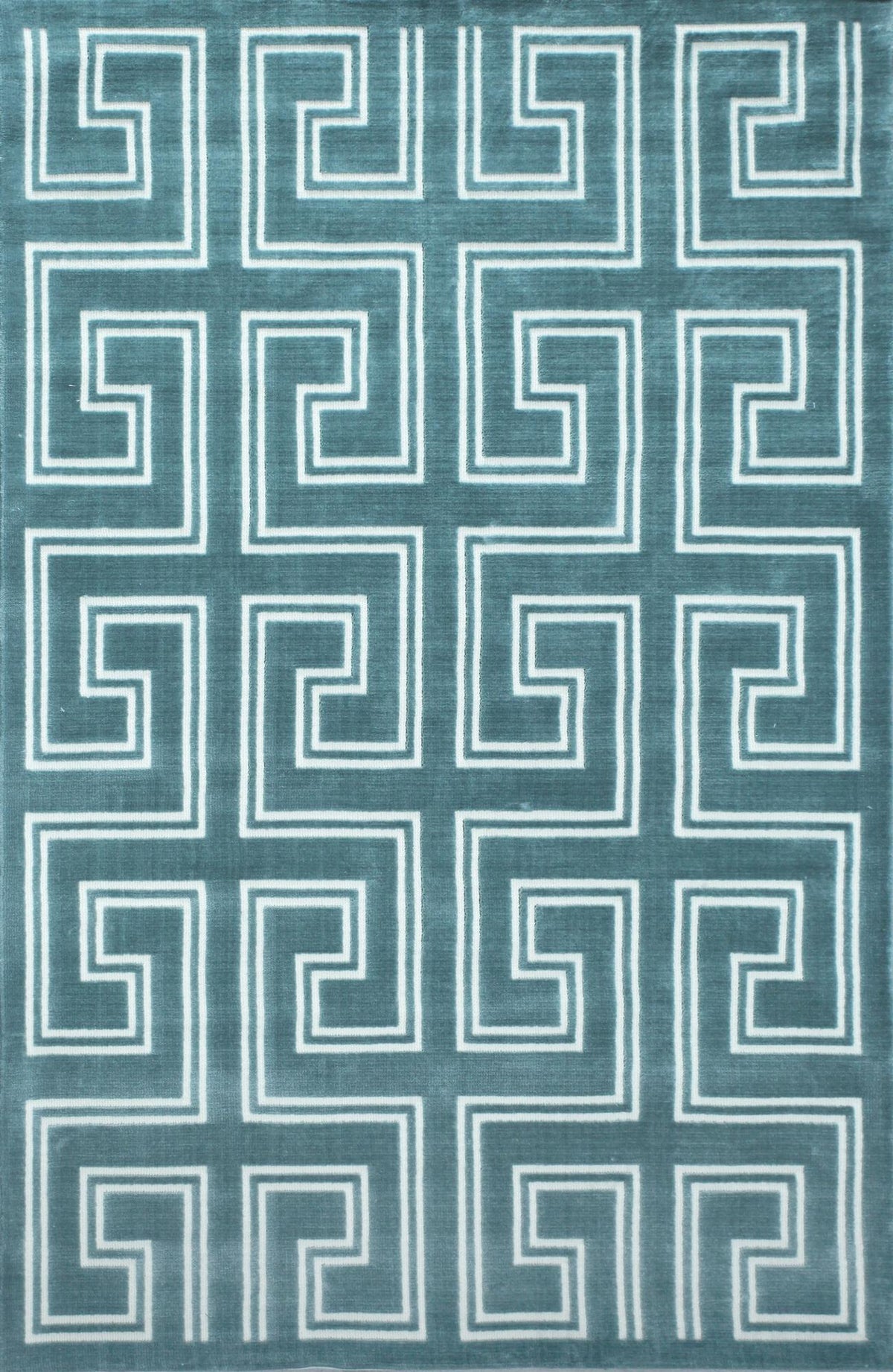 Maze Turquoise carpet sample