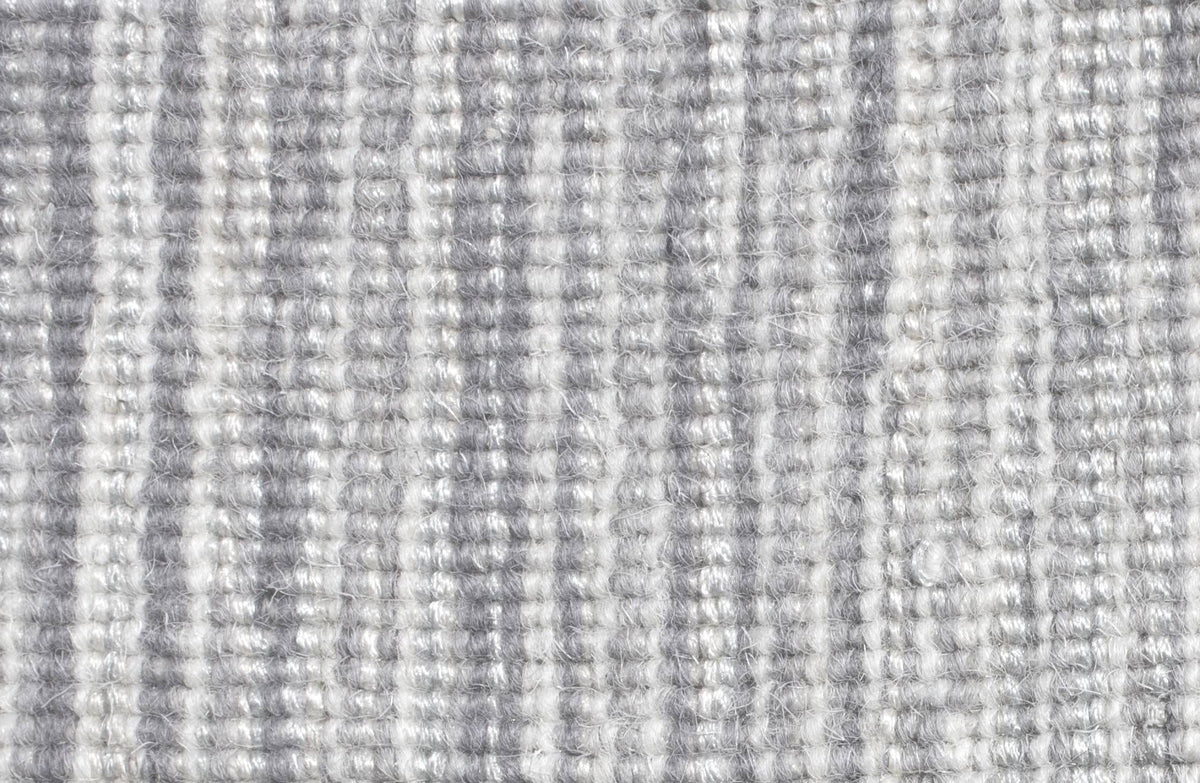 Petite Rayure Heather Grey carpet sample