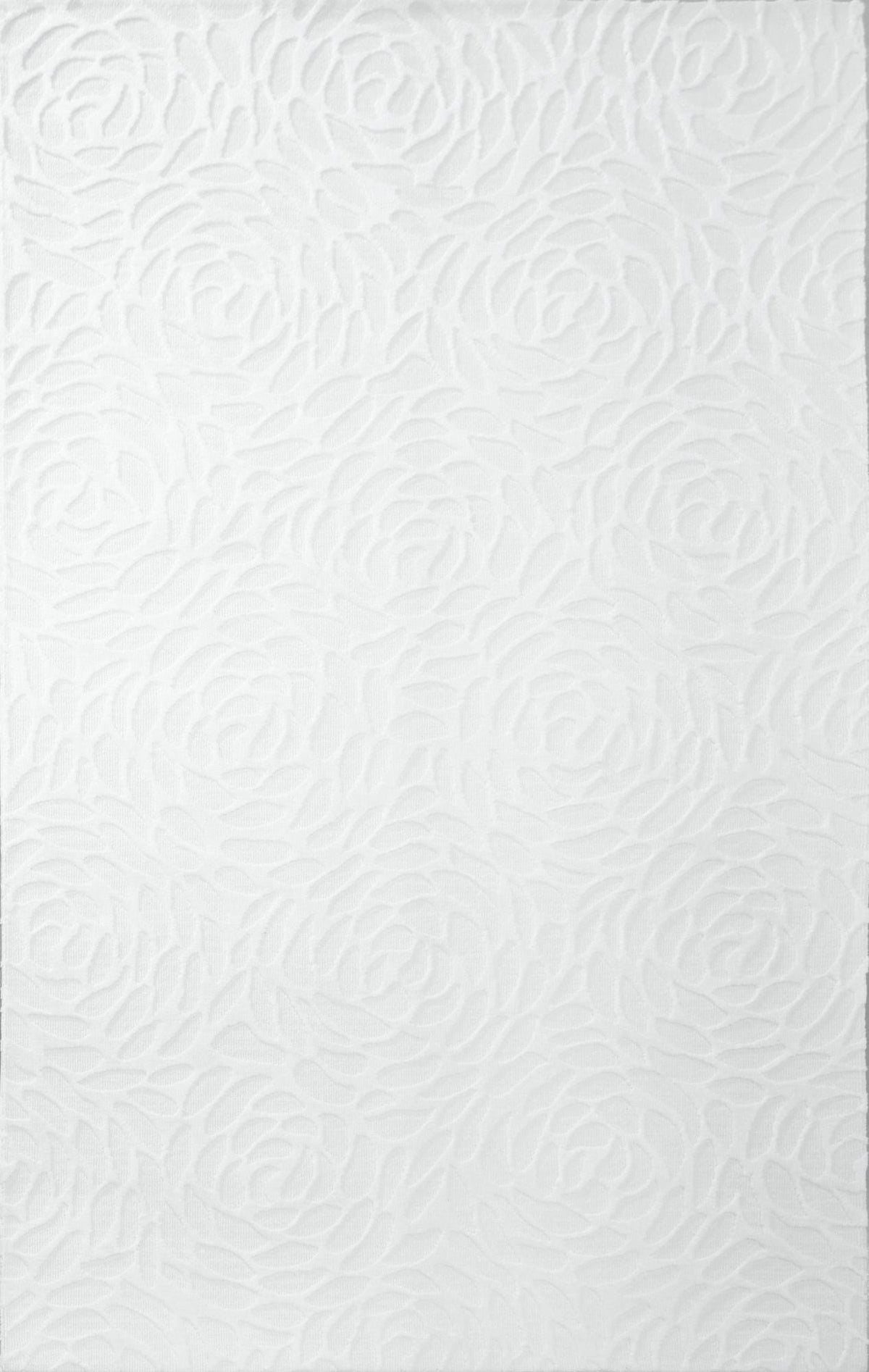 Petals White carpet sample