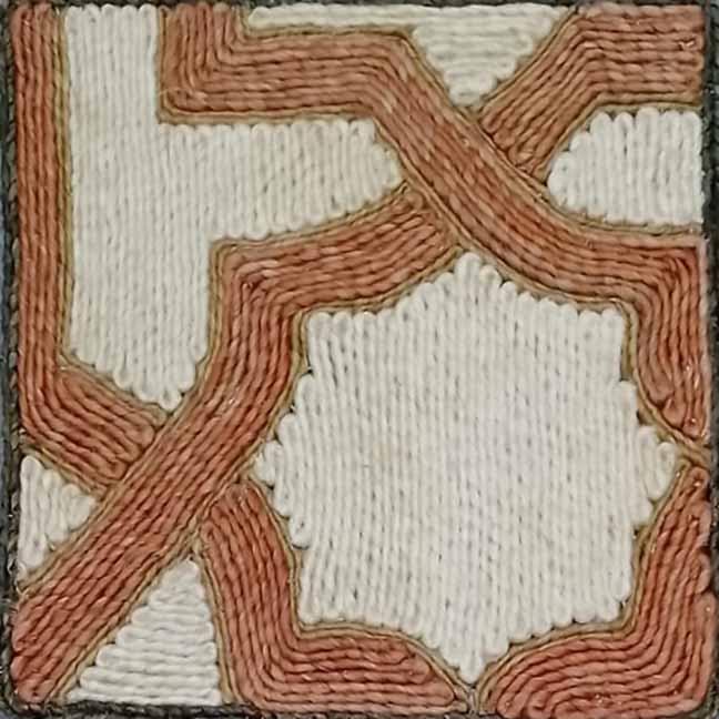 Everelle Rust / Silver carpet sample