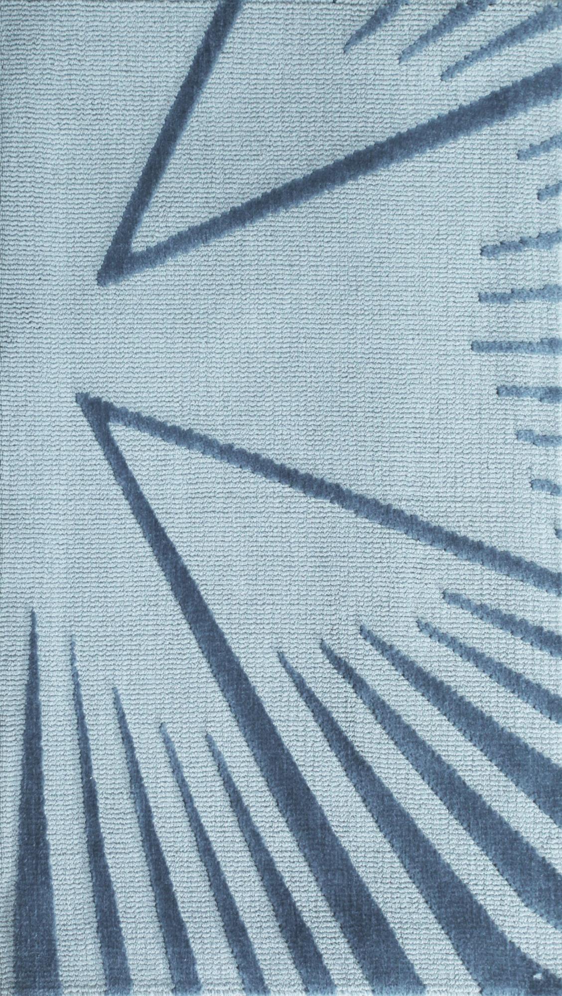 Excite Blue White carpet sample